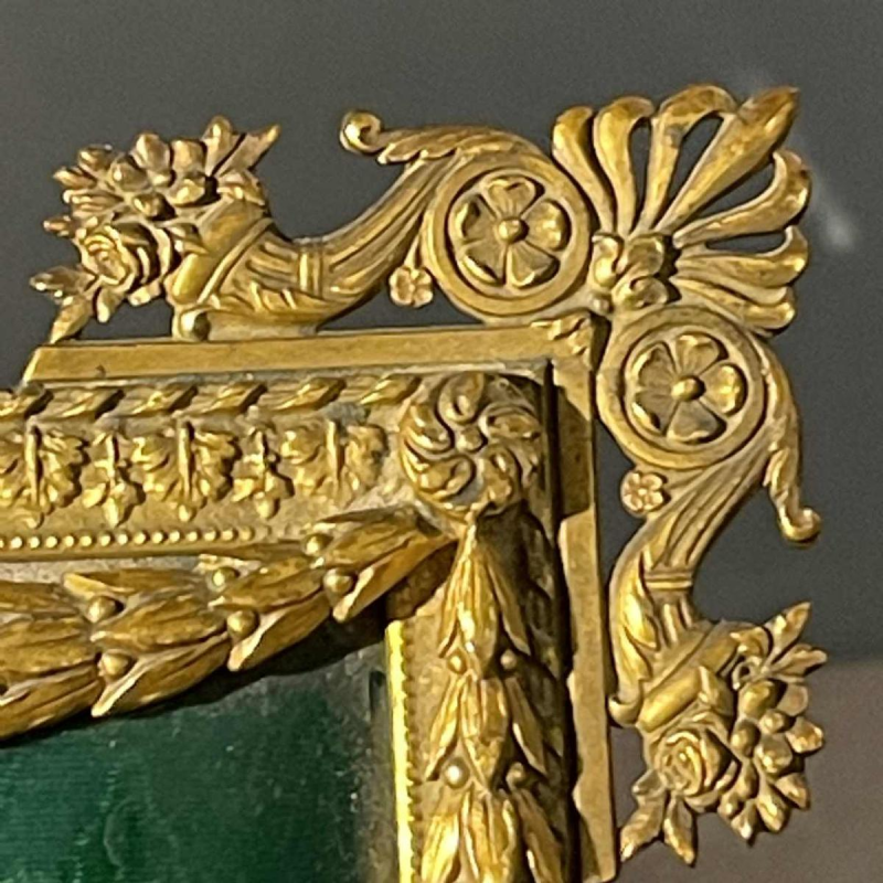 Empire guilloche geëmailleerde fotolijst, keizerlijke adelaar Huis Carl Fabergé