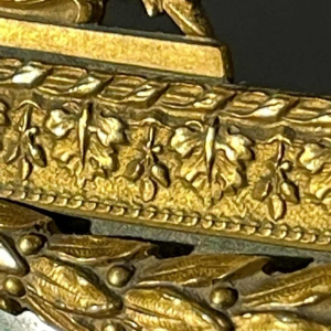 Empire guilloche enamel photo frame, imperial eagle, House of Carl Fabergé Style