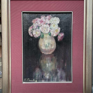 Pierre PAULUS (1881-1959) « Bouquet de fleurs » hst 33x23 cm