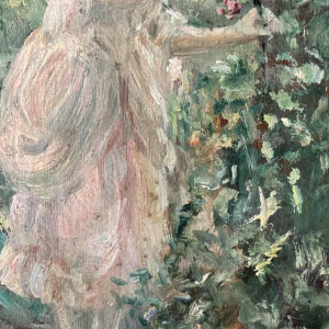 Louis FAILLE (1878-1964) toegeschreven aan: "Elegant in de tuin" olieverf