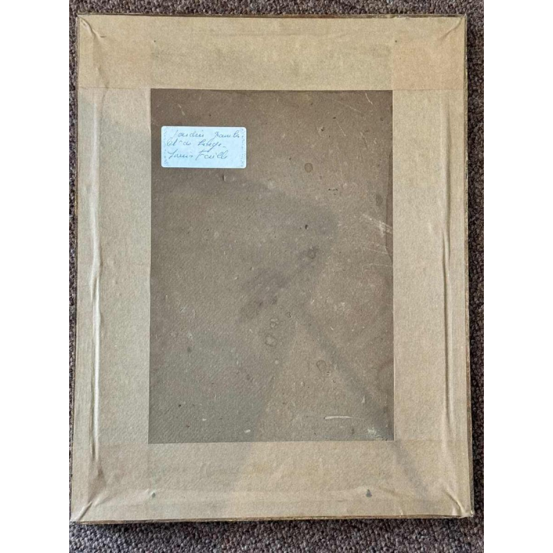 Louis FAILLE (1878-1964) attributed to "Elegant in the garden" oil painting