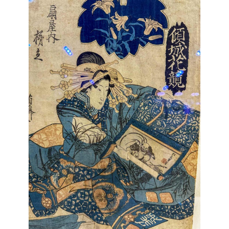 Utagawa Kunisada (Toyokuni III) Japanese print, ca 1830