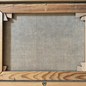 Marie-Louise BATARDY 'Impasse des clochards' acrylic painting naive art