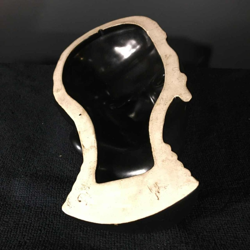 VILLEROY & BOCH LUXEMBOURG, African Mask keramische sculptuur, jaren 40