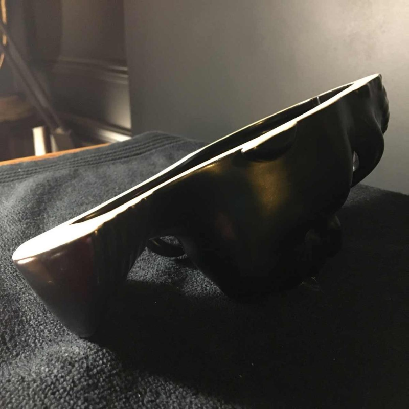 VILLEROY & BOCH LUXEMBOURG, African ceramic mask sculpture, 1940s