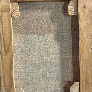 Christine DHANANI “The Royal Palace and the lively park of Brussels” painting on canvas, naive art