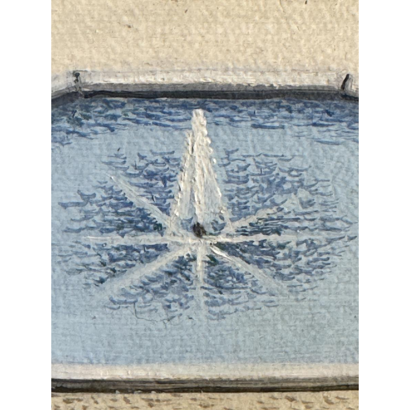 Christine DHANANI “The Royal Palace and the lively park of Brussels” painting on canvas, naive art