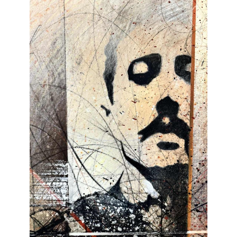 Jean-Claude DRESSE (1946-):À la recherche du temps perdu (M. Proust)’ painting