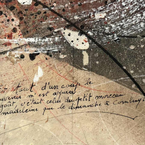 Jean-Claude DRESSE (1946-): “À la recherche du temps perdu (Proust)” schilderij