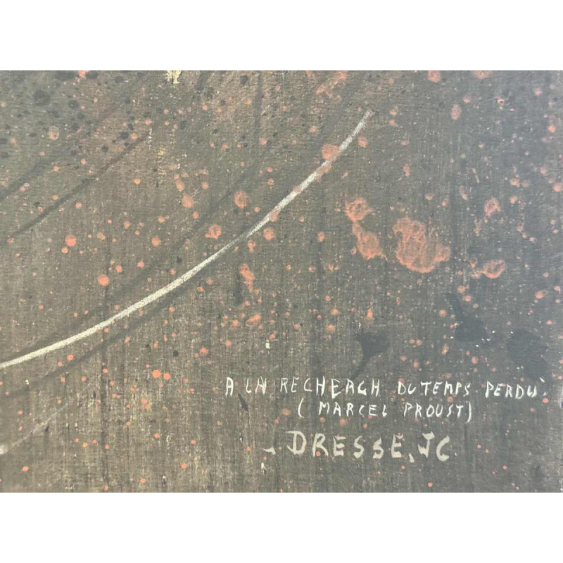 Jean-Claude DRESSE (1946-): “À la recherche du temps perdu (Proust)” schilderij