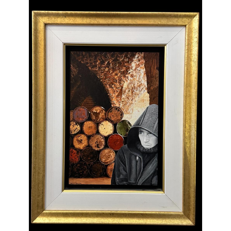 Bernard MAIRESSE “Les Barrils” oil painting on panel