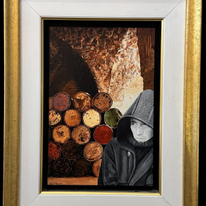 Bernard MAIRESSE “Les Barrils” oil painting on panel