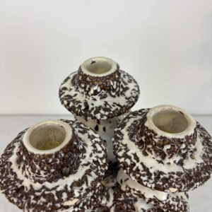 Marius Giuge for Vallauris, large glazed ceramic candelabra, ca 1960-1980