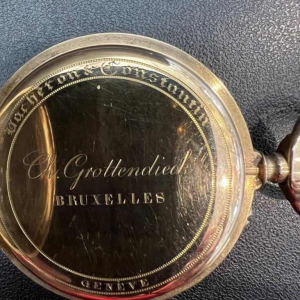 Vacheron Constantin Genève, montre de poche en or jaune