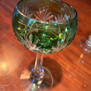 Cristallerie Saint Louis, suite de 10 verres à vin Roemer en cristal, modèle Massenet, XXe s