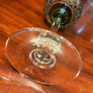 Cristallerie Saint Louis, suite de 10 verres à vin Roemer en cristal, modèle Massenet, XXe s