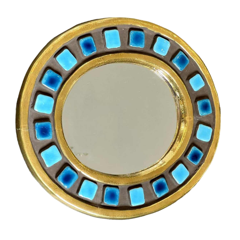 Mithé ESPELT (1923-2020) ceramic mirror known as the "Manège".
