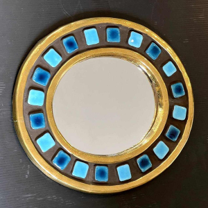 Mithé ESPELT (1923-2020) miroir en céramique dit « Manège »