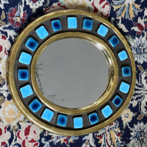 Mithé ESPELT (1923-2020) miroir en céramique dit « Manège »