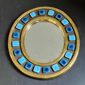 Mithé ESPELT (1923-2020) ceramic mirror known as the "Manège".