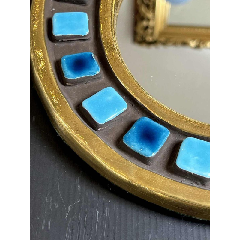 Mithé ESPELT (1923-2020) ceramic mirror known as the "Manège".