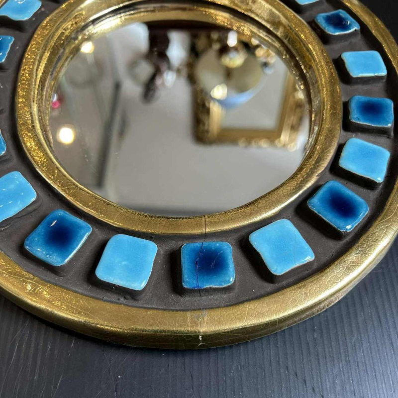 Mithé ESPELT (1923-2020) miroir en céramique dit « Manège »