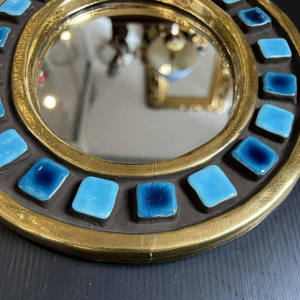 Mithé ESPELT (1923-2020) miroir en céramique dit « Manège »