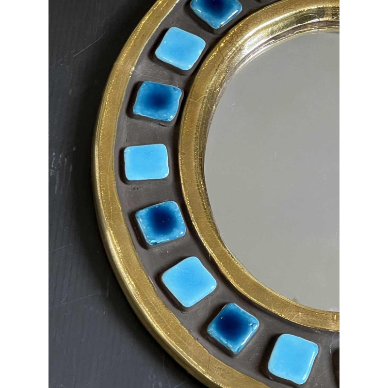 Mithé ESPELT (1923-2020) miroir en céramique dit « Manège »