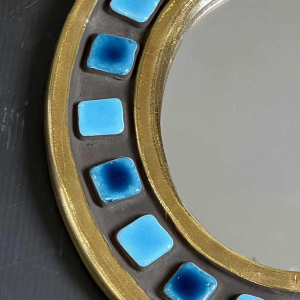 Mithé ESPELT (1923-2020) miroir en céramique dit « Manège »
