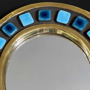 Mithé ESPELT (1923-2020) ceramic mirror known as the "Manège".