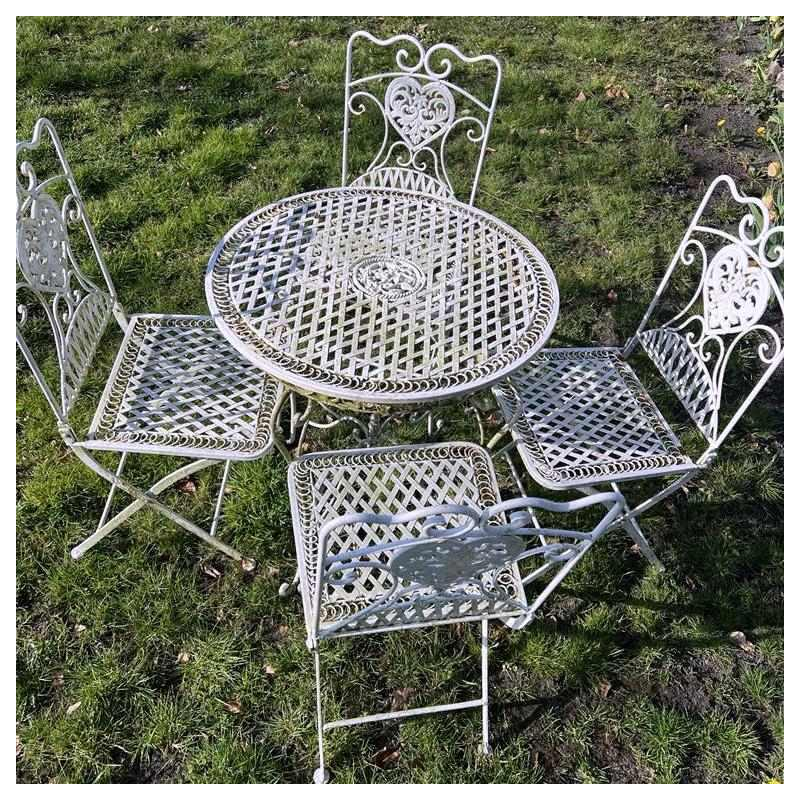 Mobilier / Salon de jardin en fer forgé