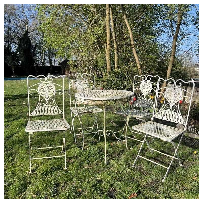 Mobilier / Salon de jardin en fer forgé