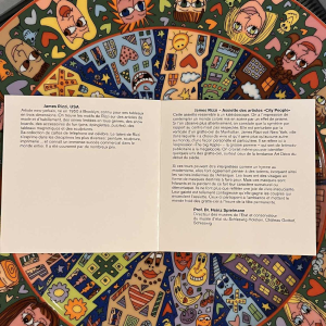 JAMES RIZZI 'City People' Rosenthal Studio-Linie, Street Art porseleinen schaal genummerd 694/1500, ca 1980