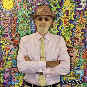 JAMES RIZZI City People Rosenthal Studio-Linie, Street Art porcelain dish numbered 694/1500, ca 1980