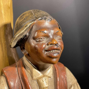 JOHANN MARESCH " afro-american break " Austrian Terracotta N° 6489, ca 1890