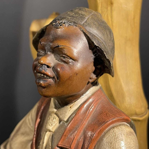 JOHANN MARESCH " afro-american break " Austrian Terracotta N° 6489, ca 1890