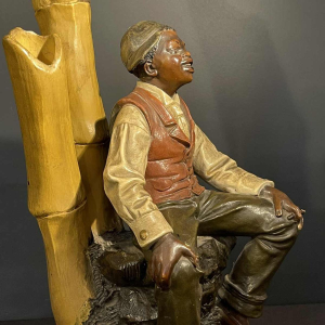 JOHANN MARESCH " afro-american break " Austrian Terracotta N° 6489, ca 1890