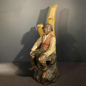 JOHANN MARESCH " afro-american break " Austrian Terracotta N° 6489, ca 1890