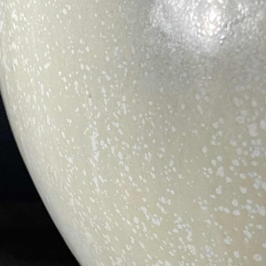 ROGER GUERIN, Art Deco ceramic vase, shape R030 white, Bouffioulx stoneware, ca 1925