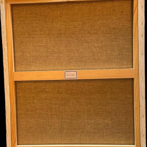 Marcel HOCQ «Op de Kade » schilderij olie op doek