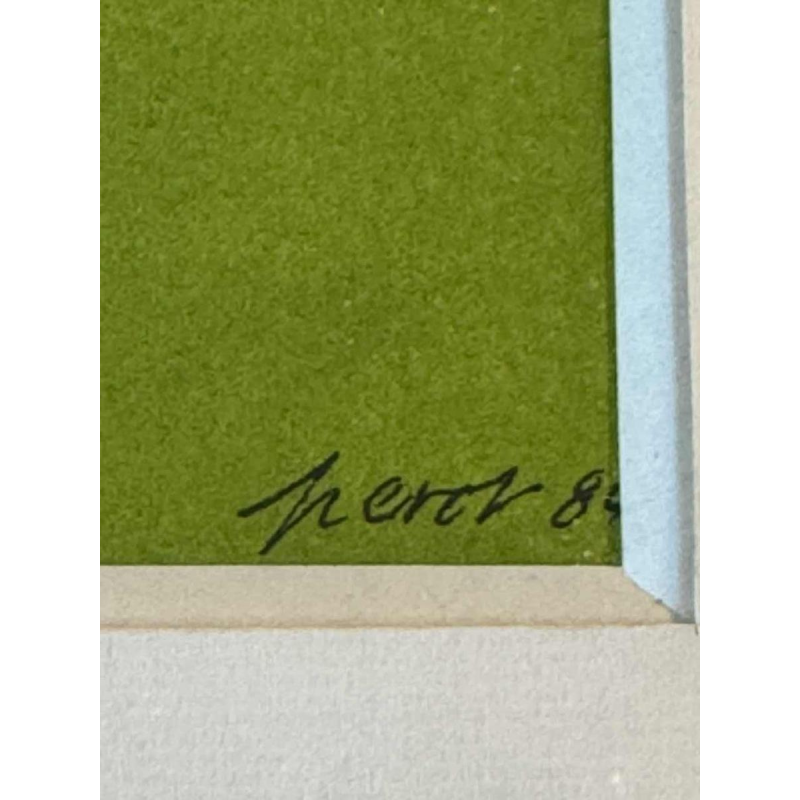 Luc PEROT (1922-1985): Jonge peinzende vrouw.