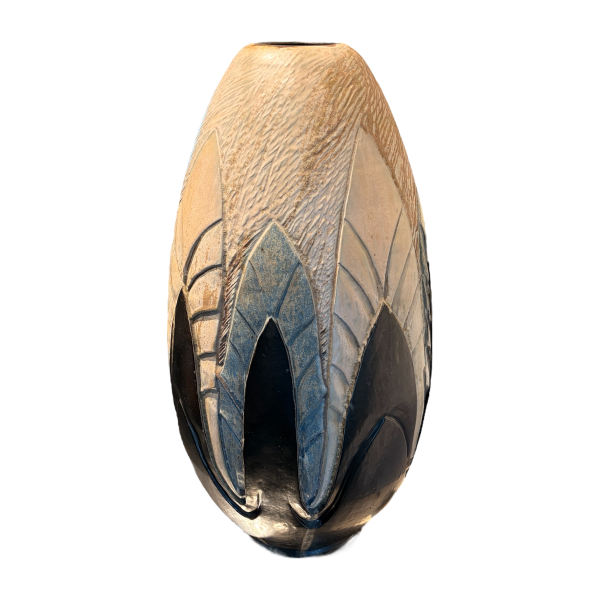 Roger Guérin, vase Art Déco en grès, 1932