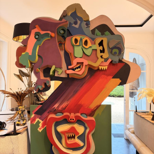 Bernard Desfreres, COBRA-beweging, sculpturale schilderkunst, 1972