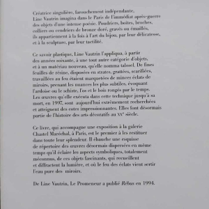 MAURIES P., Line Vautrin Miroirs, France, Galerie Chastel Maréchal, 2004.