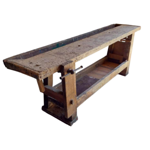 Antique workbench / carpenter's bench, early 20th century