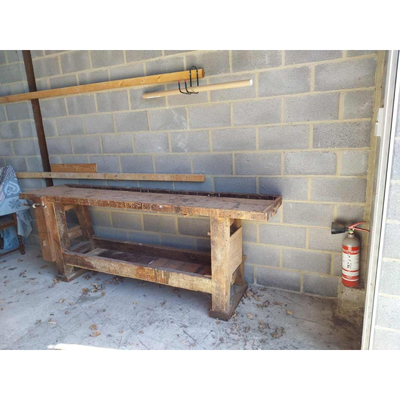 Antique workbench / carpenter's bench, early 20th century