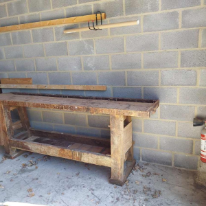 Antique workbench / carpenter's bench, early 20th century