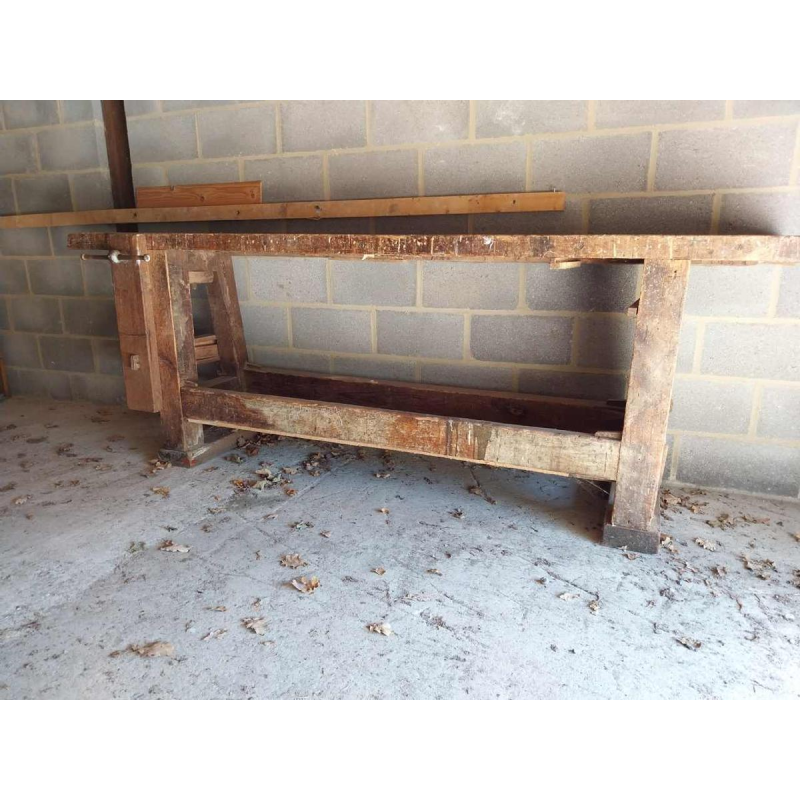 Antique workbench / carpenter's bench, early 20th century