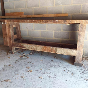 Antique workbench / carpenter's bench, early 20th century