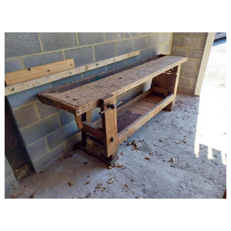 Antique workbench / carpenter's bench, early 20th century